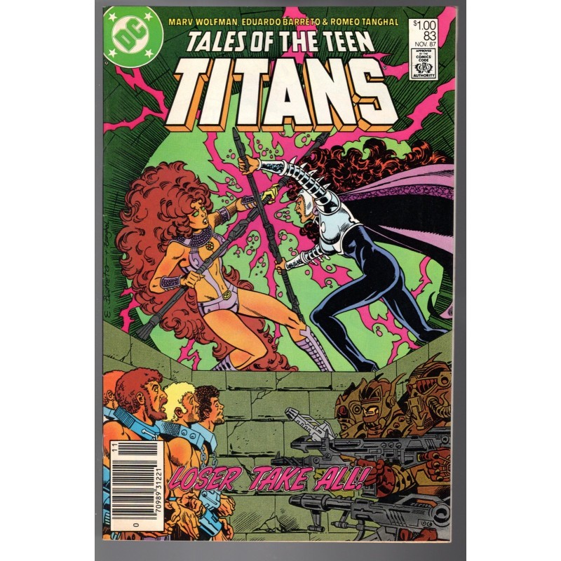 TALES OF THE TEEN TITANS 83 - DC 1987 - BAGGED BOARDED - VF (8.0)