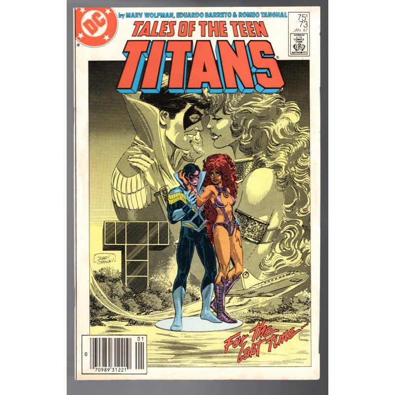 TALES OF THE TEEN TITANS 73 - DC 1987 - BAGGED BOARDED - FN (6.0)