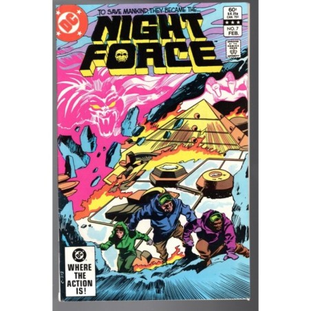 NIGHT FORCE 7 - DC 1983 - BAGGED BOARDED - FN (6.0)