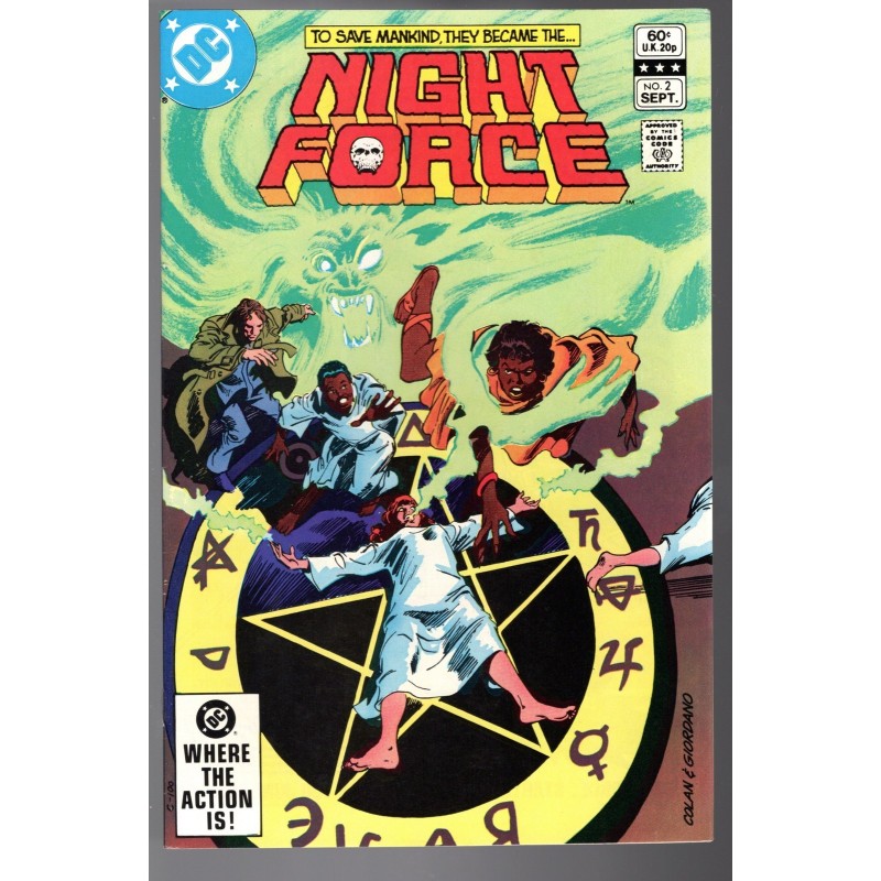 NIGHT FORCE 2 - DC 1982 - BAGGED BOARDED - NM (9.4)