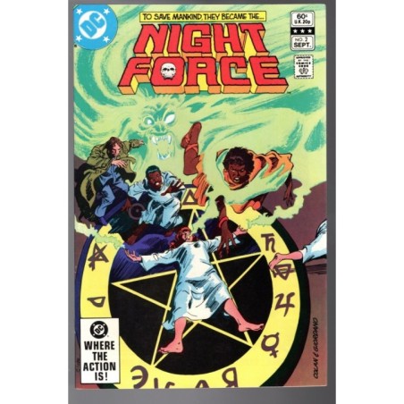NIGHT FORCE 2 - DC 1982 - BAGGED BOARDED - NM (9.4)