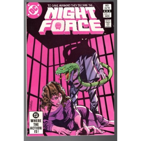 NIGHT FORCE 4 - DC 1982 - BAGGED BOARDED - FN/VF (7.0)