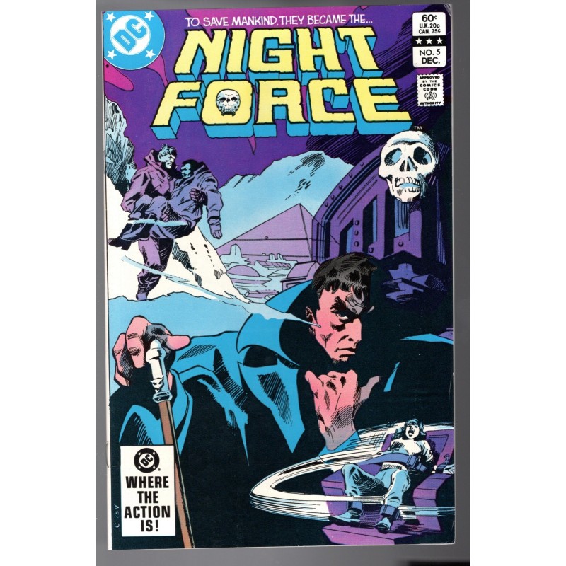 NIGHT FORCE 5 - DC 1982 - BAGGED BOARDED - VF (8.0)