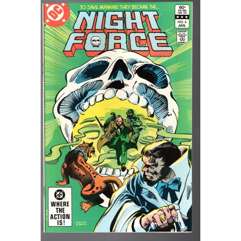 NIGHT FORCE 6 - DC 1983 - BAGGED BOARDED - NM (9.4)