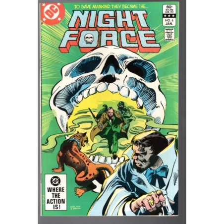 NIGHT FORCE 6 - DC 1983 - BAGGED BOARDED - NM (9.4)