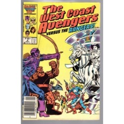 THE WEST COAST AVENGERS 8 - MARVEL 1986 - BAGGED BOARDED - FN/VF (7.0)