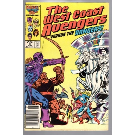 THE WEST COAST AVENGERS 8 - MARVEL 1986 - BAGGED BOARDED - FN/VF (7.0)