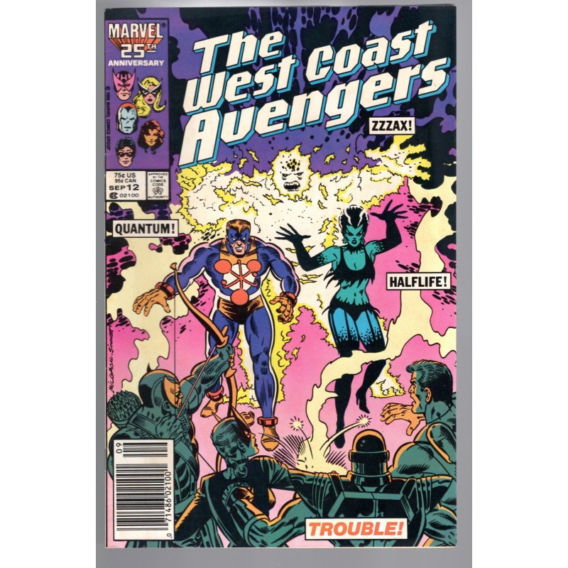 THE WEST COAST AVENGERS 12 - MARVEL 1986 - BAGGED BOARDED - NM (9.4)