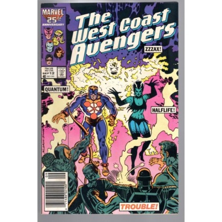 THE WEST COAST AVENGERS 12 - MARVEL 1986 - BAGGED BOARDED - NM (9.4)