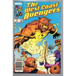 THE WEST COAST AVENGERS 6 - MARVEL 1986 - BAGGED BOARDED - VF (8.0)
