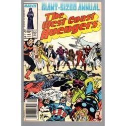 THE WEST COAST AVENGERS ANNUAL 2 - MARVEL 1987 - BAGGED BOARDED - VF-(7.5)