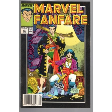 MARVEL FANFARE 43 - MARVEL 1987 - BAGGED BOARDED - VF+(8.5)