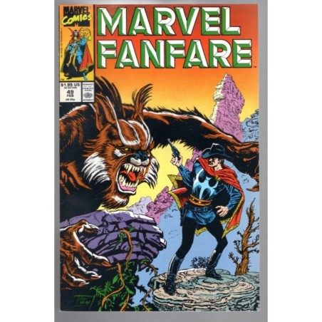 MARVEL FANFARE 49 - MARVEL 1990 - BAGGED BOARDED - NM (9.4)