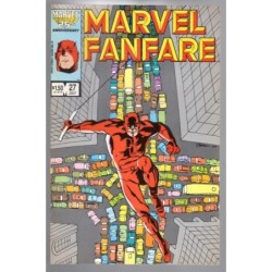 MARVEL FANFARE 27 - MARVEL 1986 - BAGGED BOARDED - VF+(8.5)