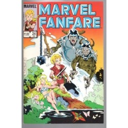 MARVEL FANFARE 24 - MARVEL 1986 - BAGGED BOARDED - VF (8.0)