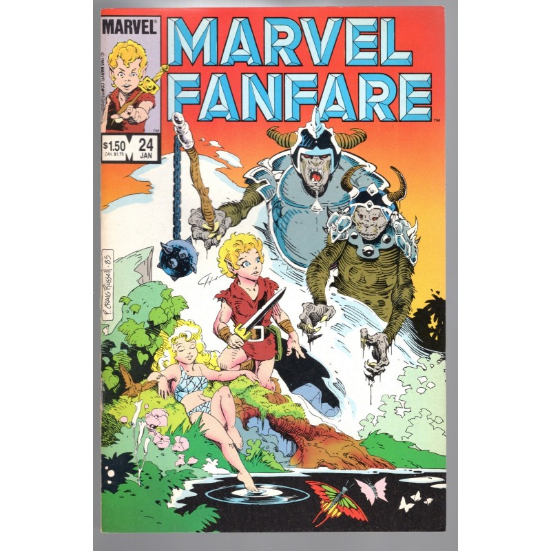 MARVEL FANFARE 24 - MARVEL 1986 - BAGGED BOARDED - VF (8.0)