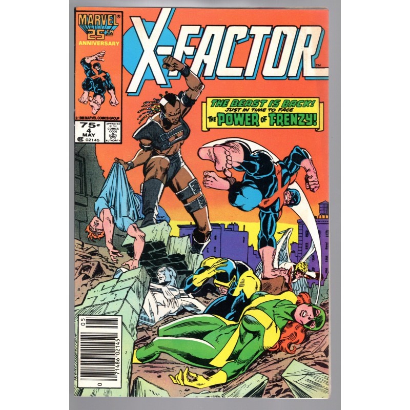 X-FACTOR 4 - MARVEL 1986 - BAGGED BOARDED - VF+(8.5)