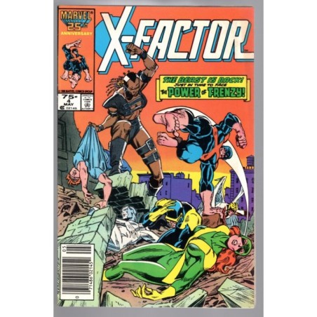 X-FACTOR 4 - MARVEL 1986 - BAGGED BOARDED - VF+(8.5)
