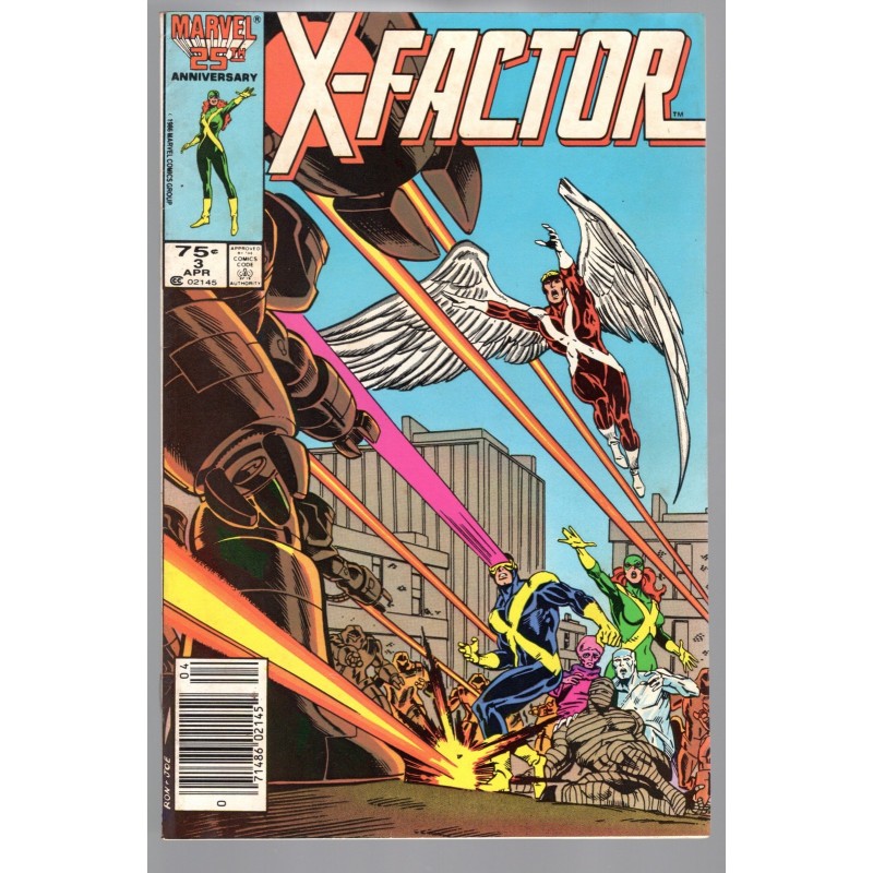 X-FACTOR 3 - MARVEL 1986 - BAGGED BOARDED - VF (8.0)