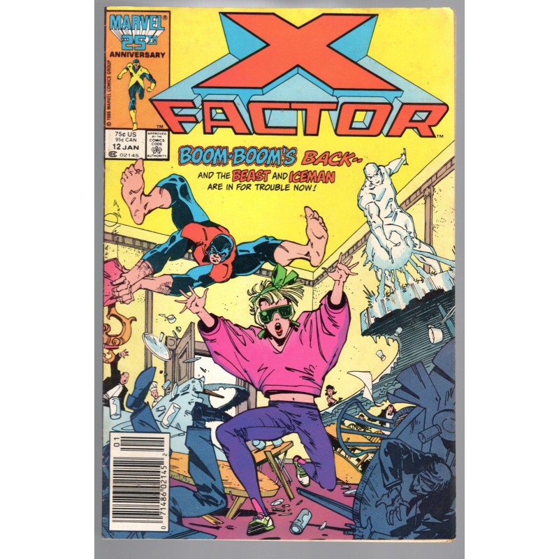 X-FACTOR 12 - MARVEL 1987 - BAGGED BOARDED - FN+(6.5)