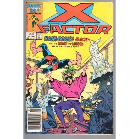 X-FACTOR 12 - MARVEL 1987 - BAGGED BOARDED - FN+(6.5)