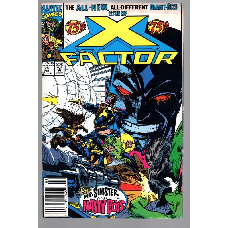 X-FACTOR 75 - MARVEL 1992 - BAGGED BOARDED - FN/VF (7.0)