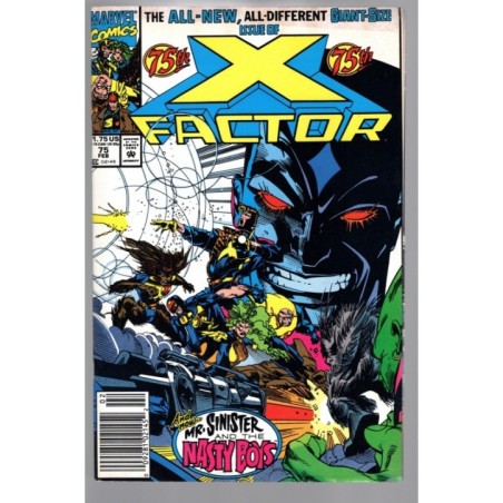 X-FACTOR 75 - MARVEL 1992 - BAGGED BOARDED - FN/VF (7.0)