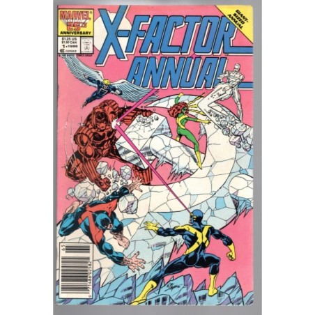X-FACTOR ANNUAL 1 - MARVEL 1986 - BAGGED BOARDED - VF (8.0)
