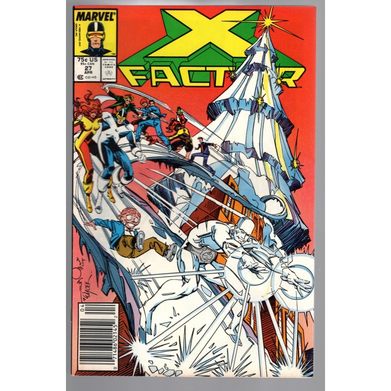 X-FACTOR 27 - MARVEL 1988 - BAGGED BOARDED - NM (9.4)