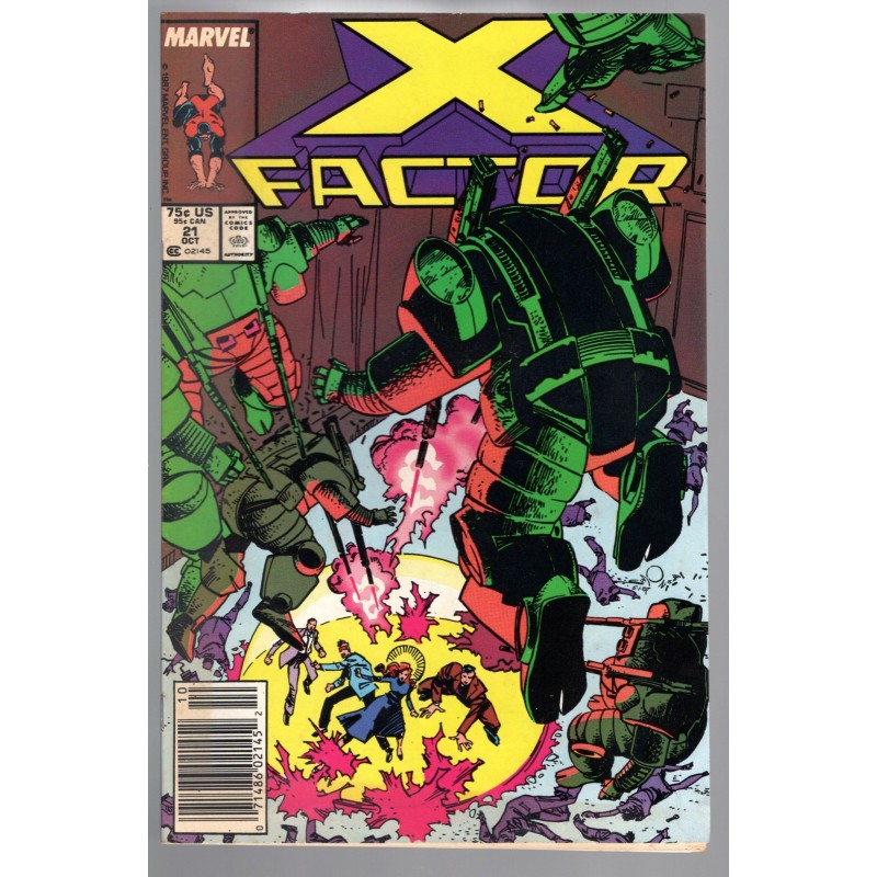 X-FACTOR 21 - MARVEL 1987 - BAGGED BOARDED - FN (6.0)