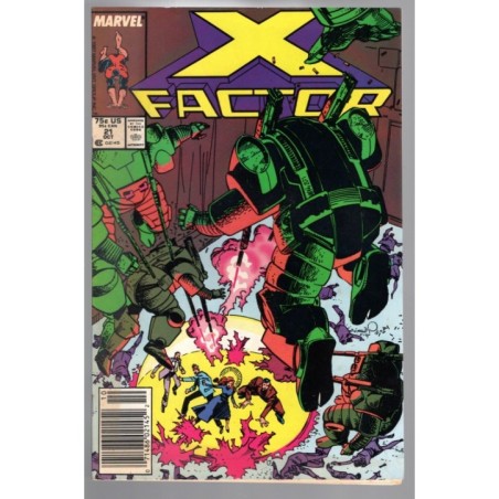 X-FACTOR 21 - MARVEL 1987 - BAGGED BOARDED - FN (6.0)