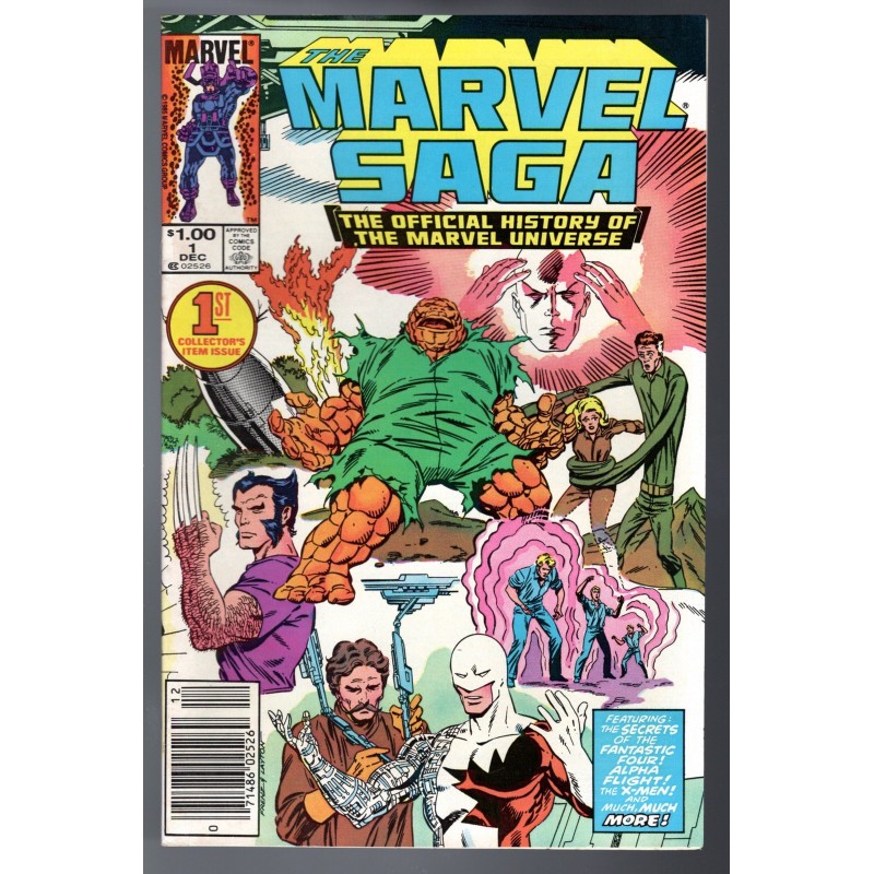MARVEL SAGA 1 - MARVEL 1985 - BAGGED BOARDED - VF/NM (9.0)