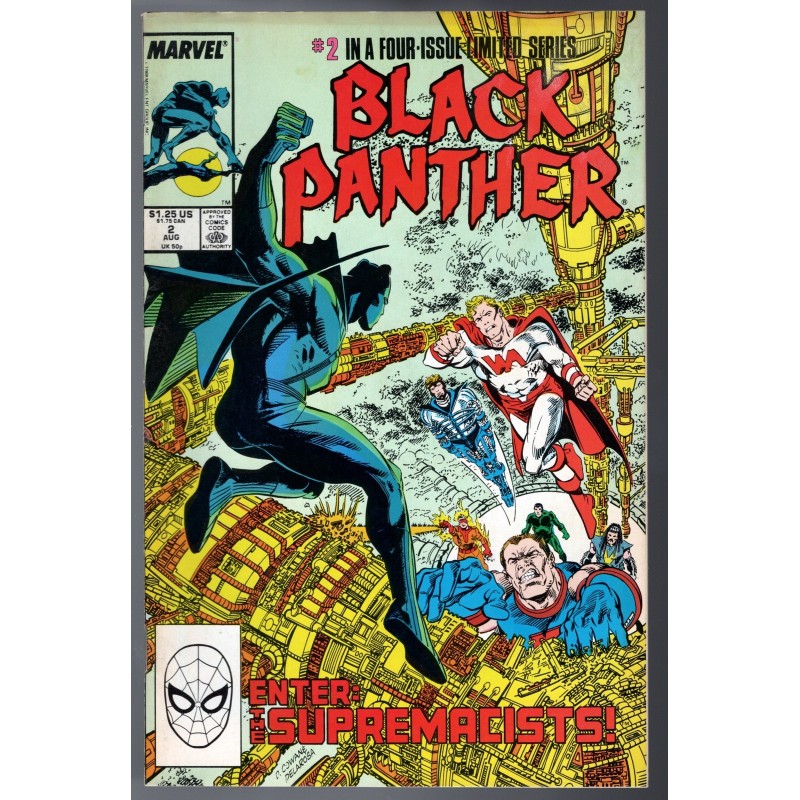 BLACK PANTHER 2 - MARVEL 1988 - BAGGED BOARDED - FN+(6.5)