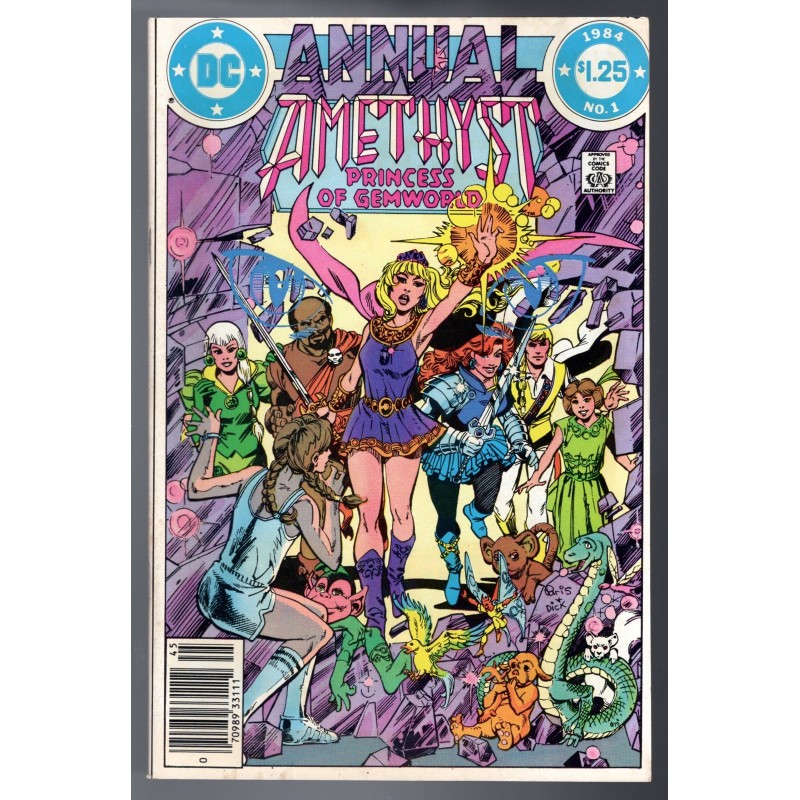 AMETHYST ANNUAL 1 - DC 1984 - BAGGED BOARDED - FN+(6.5)
