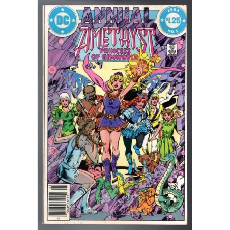 AMETHYST ANNUAL 1 - DC 1984 - BAGGED BOARDED - FN+(6.5)