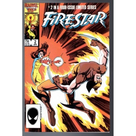 FIRESTAR 2 - MARVEL 1986 - BAGGED BOARDED - FN/VF (7.0)