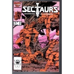 SECTAURUS. WARRIORS OF SYMBION 6 - MARVEL 1986 - BAGGED BOARDED - VF/NM (9.0)