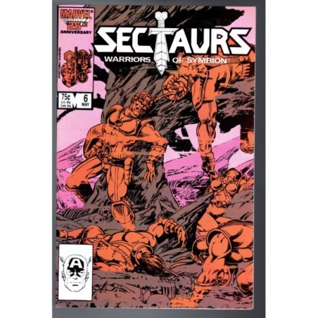 SECTAURUS. WARRIORS OF SYMBION 6 - MARVEL 1986 - BAGGED BOARDED - VF/NM (9.0)