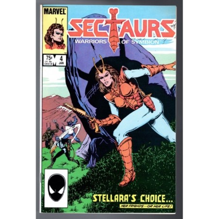 SECTAURUS. WARRIORS OF SYMBION 4 - MARVEL 1985 - BAGGED BOARDED - VF+(8.5)