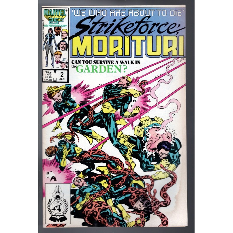 STRIKEFORCE: MORITURI 2 - MARVEL 1987 - BAGGED BOARDED - VG (4.0)
