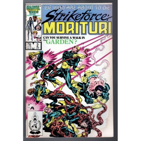 STRIKEFORCE: MORITURI 2 - MARVEL 1987 - BAGGED BOARDED - VG (4.0)