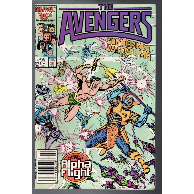 THE AVENGERS 272 - MARVEL 1986 - BAGGED BOARDED - FN (6.0)