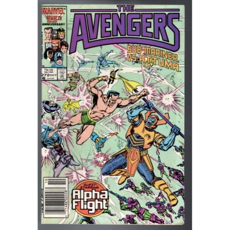 THE AVENGERS 272 - MARVEL 1986 - BAGGED BOARDED - FN (6.0)
