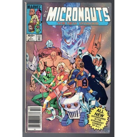 THE MICRONAUTS 1 - MARVEL 1984 - BAGGED BOARDED - VF-(7.5)