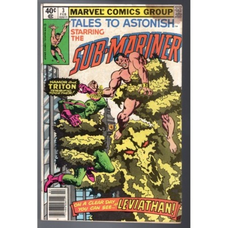 TALES TO ASTONISH 3 - MARVEL 1980 - BAGGED BOARDED - VG-(3.5)