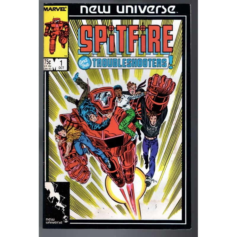 SPITFIRE 1 - MARVEL 1986 - BAGGED BOARDED - VG+(4.5)