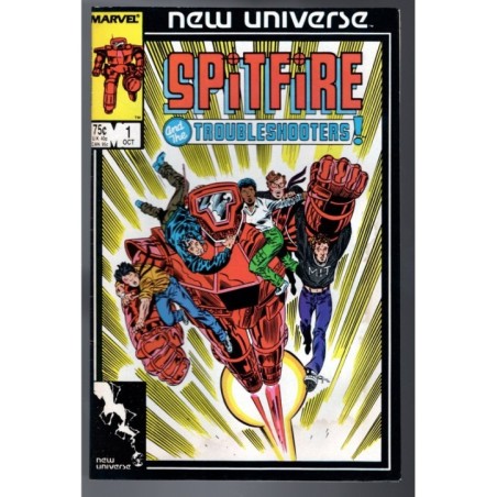 SPITFIRE 1 - MARVEL 1986 - BAGGED BOARDED - VG+(4.5)