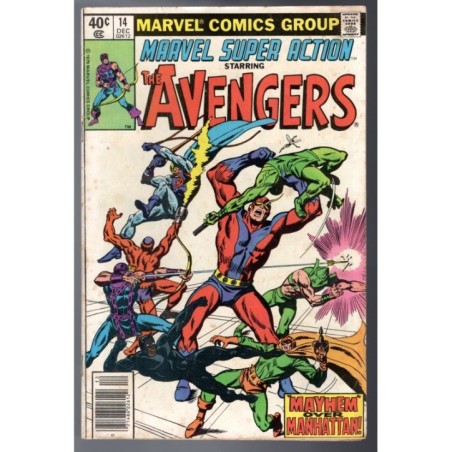 MARVEL SUPER ACTION 14 - MARVEL 1979 - BAGGED BOARDED - VG-(3.5)