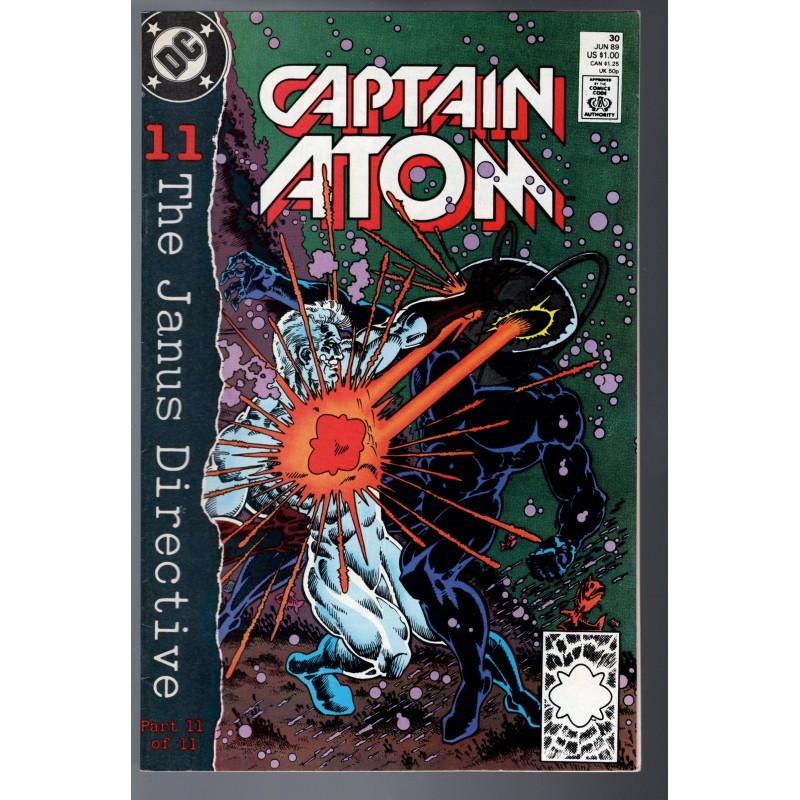 CAPTAIN ATOM 30 - DC 1989 - BAGGED BOARDED - FN/VF (7.0)