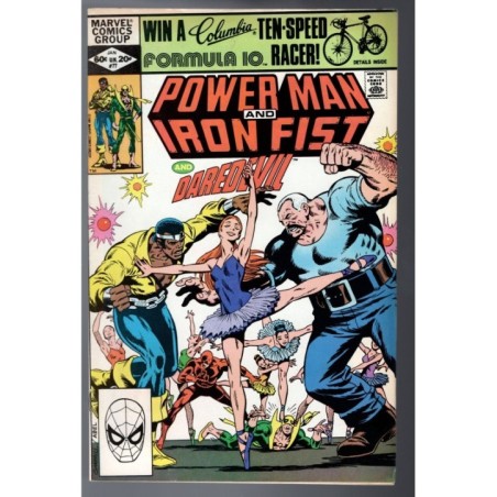 POWER MAN AND IRON FIST 77 - MARVEL 1981 - BAGGED BOARDED - FN+(6.5)